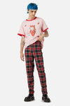 Dangerfield - Boundless Tartan Unisex Pants - red