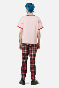 Dangerfield - Boundless Tartan Unisex Pants - red