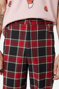 Dangerfield - Boundless Tartan Unisex Pants - red