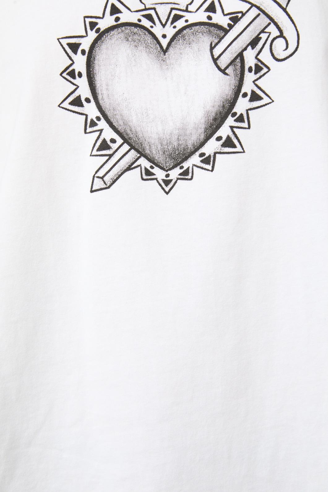 Dangerfield - Immaculate Contrast LS Tee - white