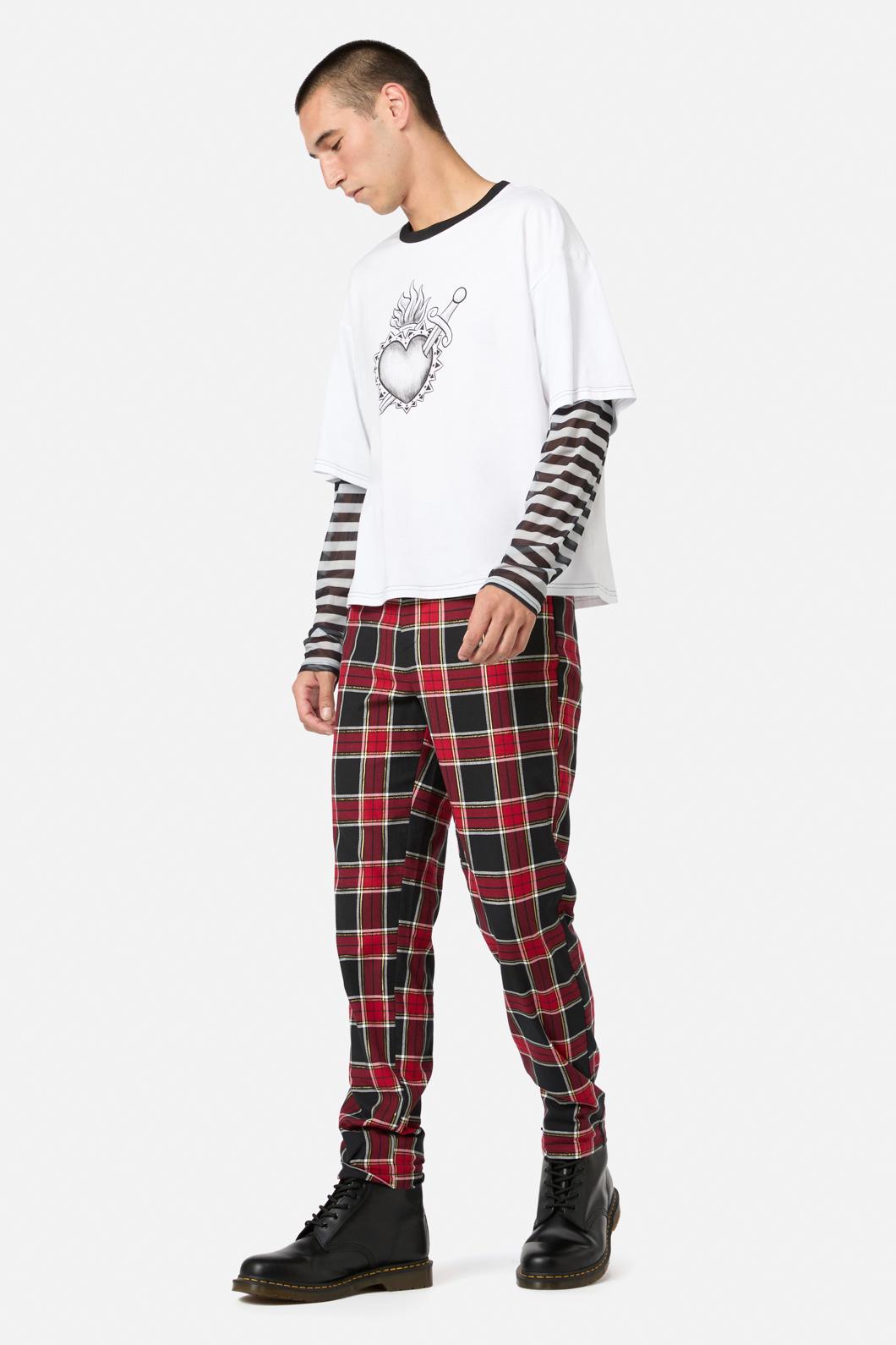 Dangerfield - Immaculate Contrast LS Tee - white