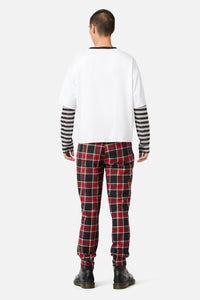 Dangerfield - Immaculate Contrast LS Tee - white