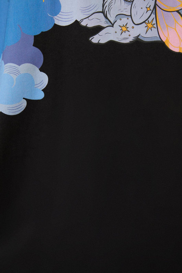 Dangerfield - Moon Time Unisex Tee - black