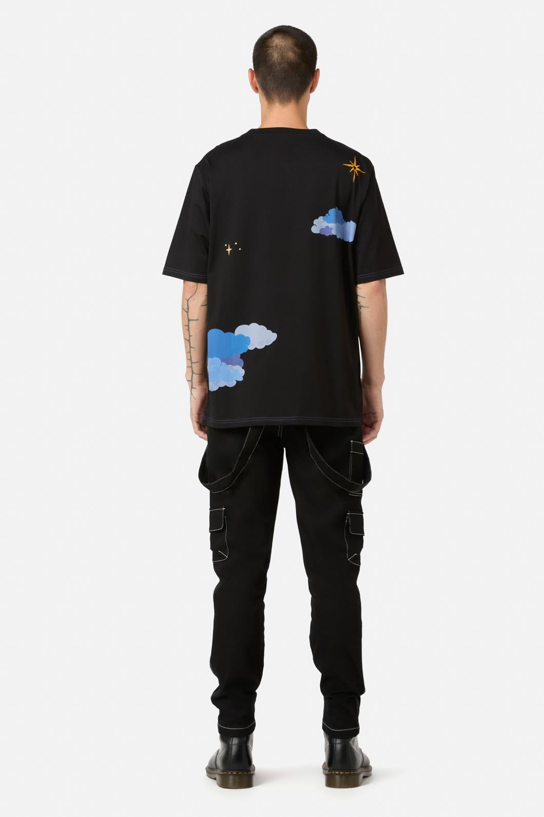 Dangerfield - Moon Time Unisex Tee - black