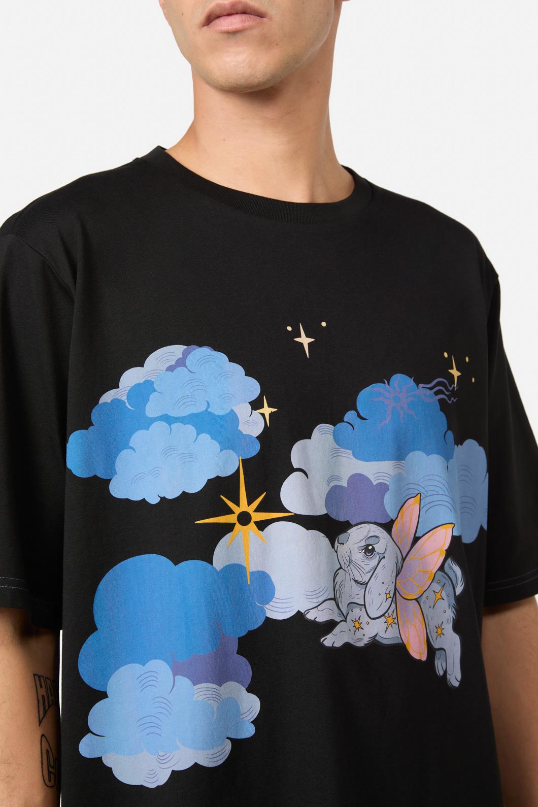 Dangerfield - Moon Time Unisex Tee - black