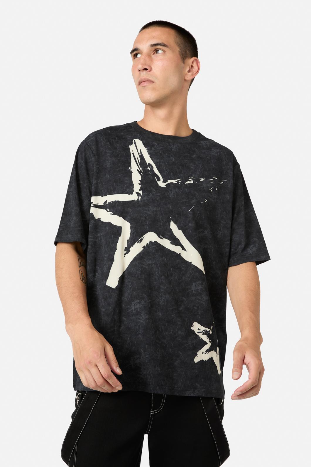 Dangerfield - Nevermind Acid Wash Tee - black