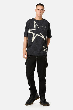 Dangerfield - Nevermind Acid Wash Tee - black