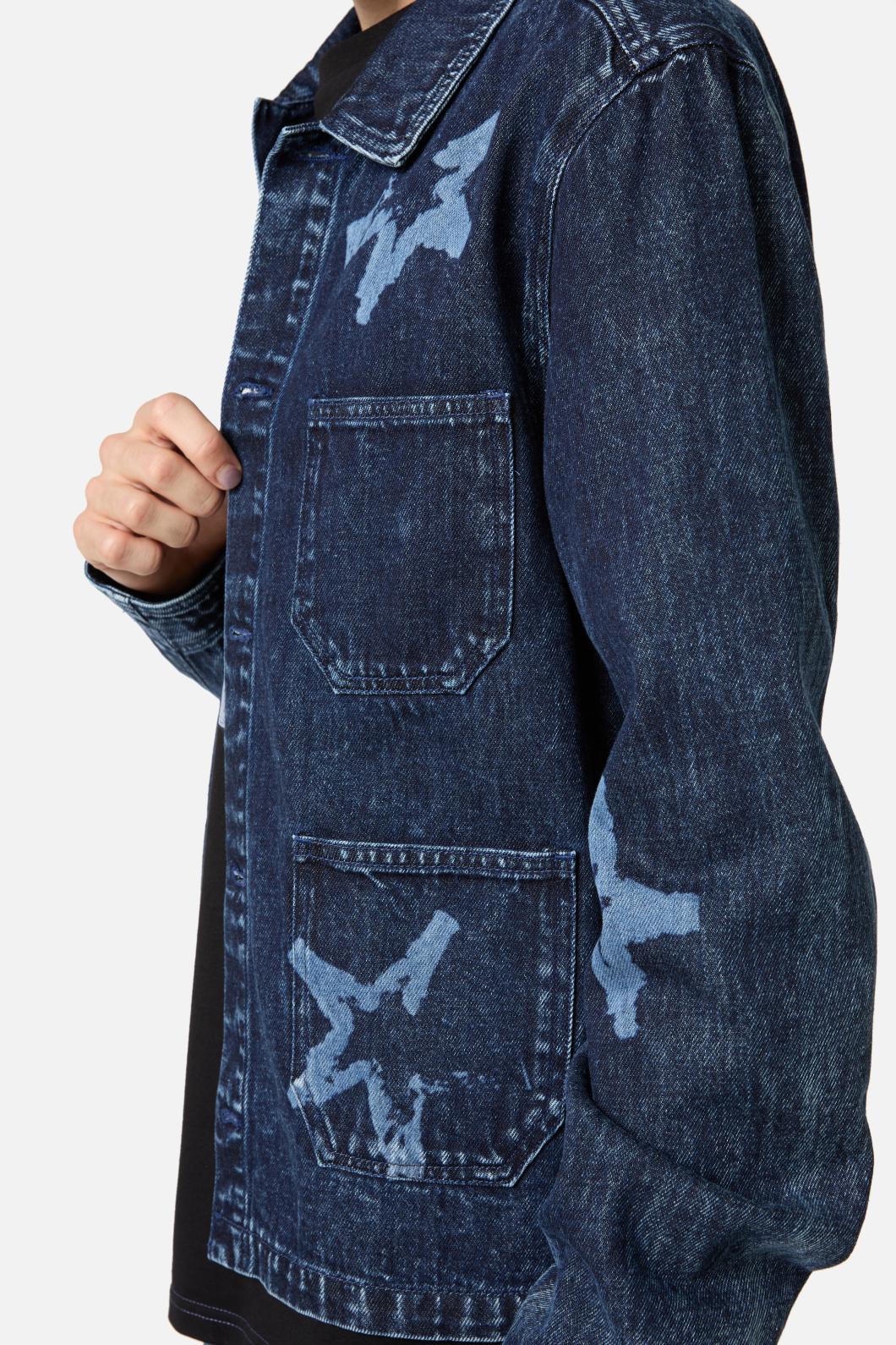 Dangerfield - Nevermind Unisex Chore Jacket - blue-black