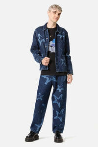 Dangerfield - Nevermind Unisex Chore Jacket - blue-black