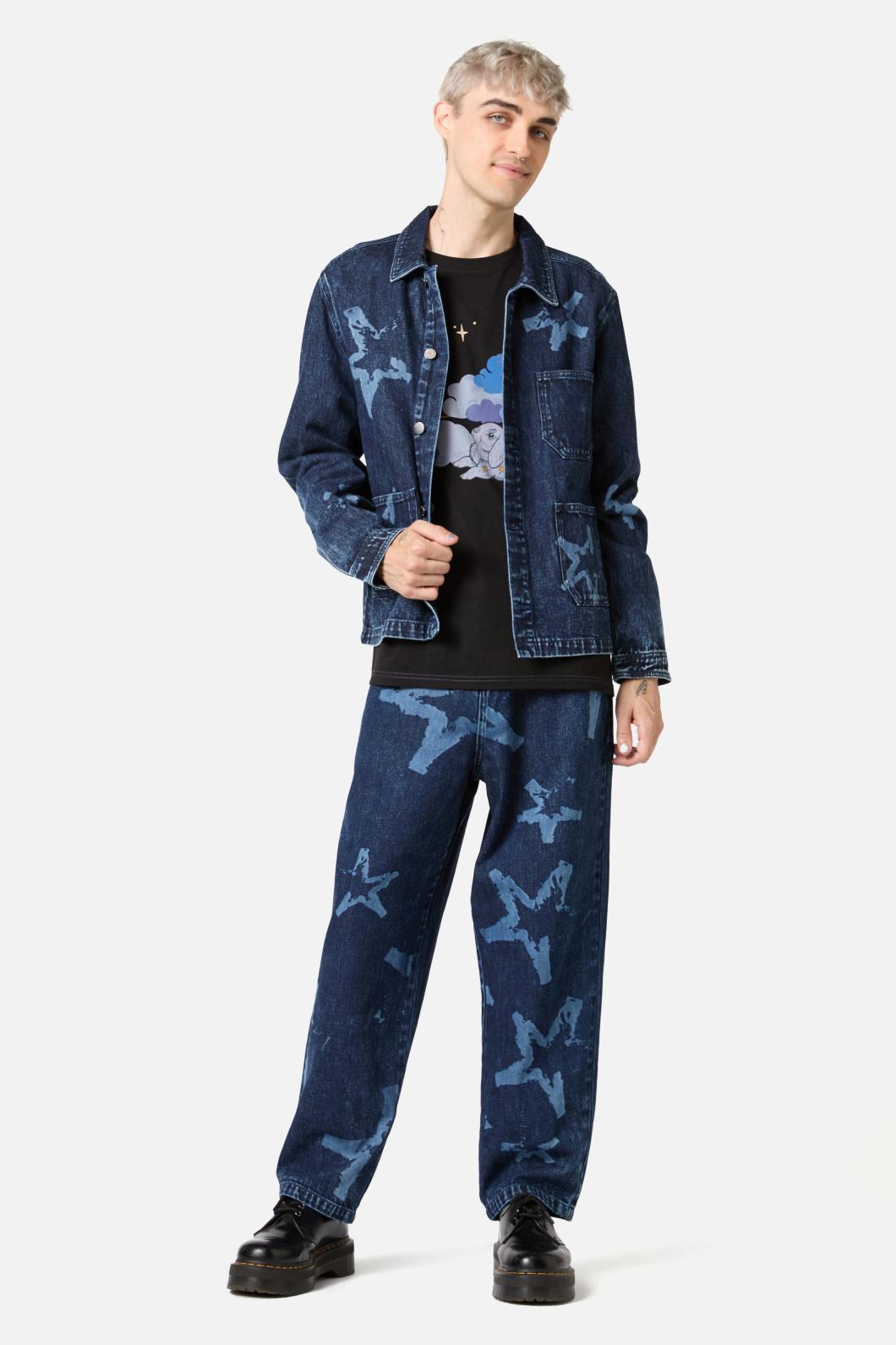 Dangerfield - Nevermind Unisex Chore Jacket - blue-black