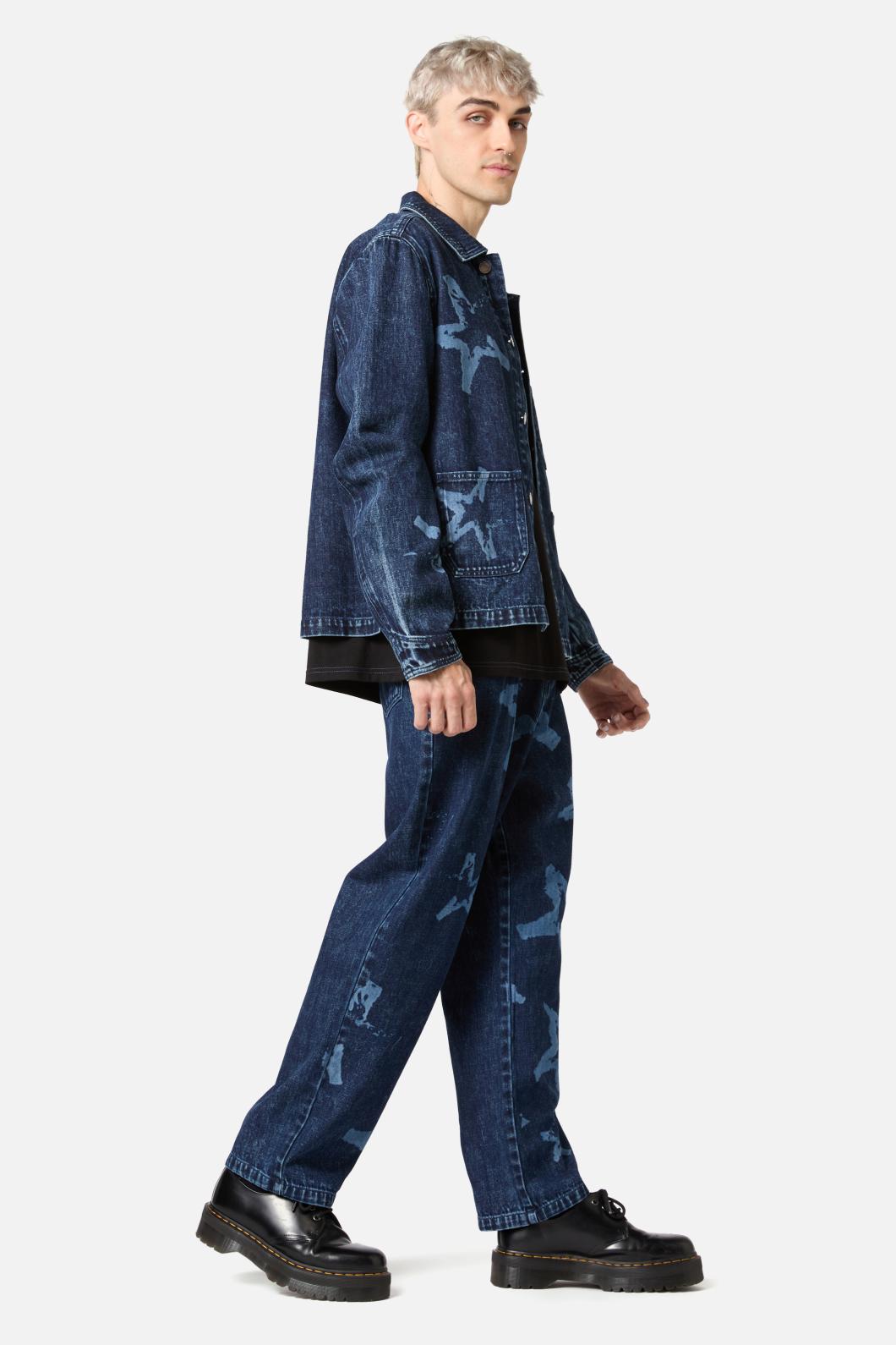 Dangerfield - Nevermind Unisex Chore Jacket - blue-black