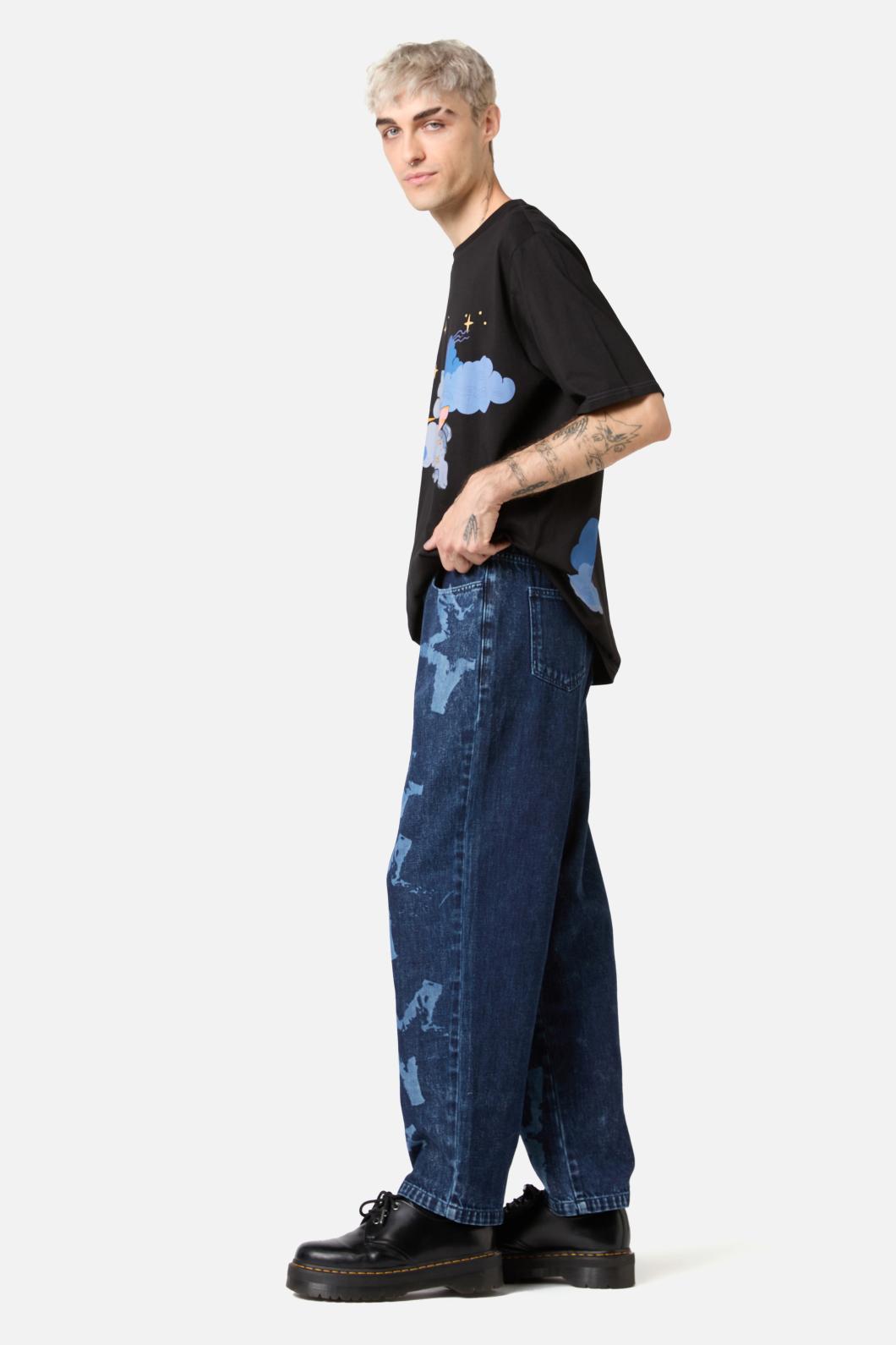 Dangerfield - Nevermind Unisex Jean - blue-black