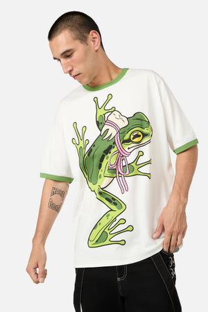 Dangerfield - Fancy Frog Tee - cream