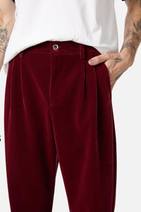 Dangerfield - Prestige Cord Pants - red-black