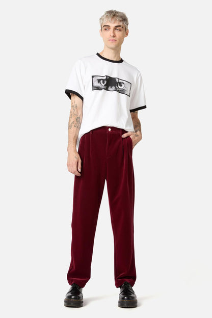 Dangerfield - Prestige Cord Pants - red-black