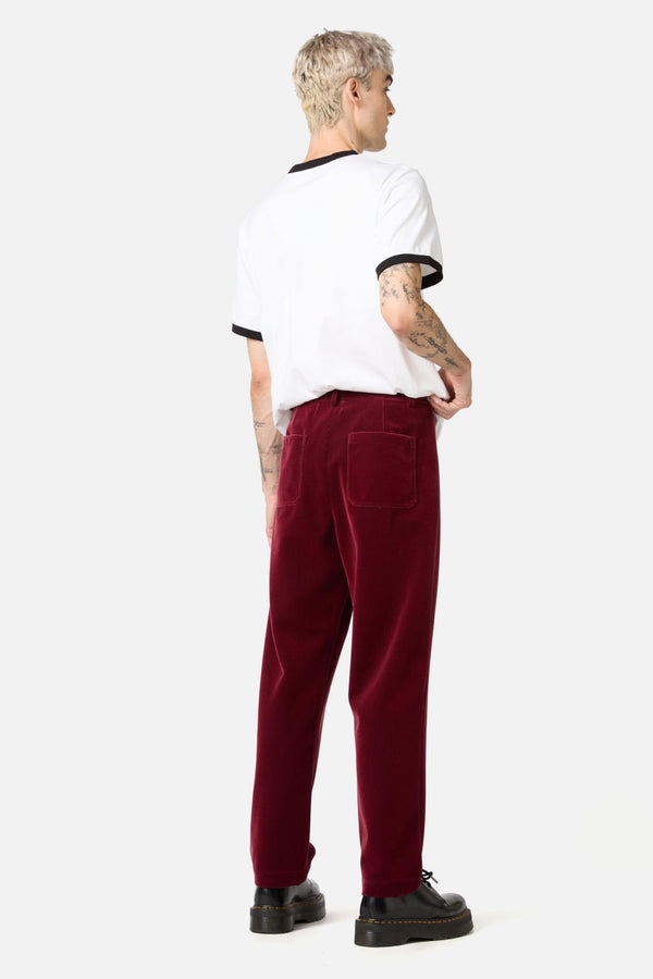 Dangerfield - Prestige Cord Pants - red-black