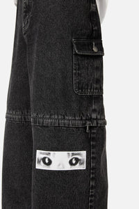 Dangerfield - Moggy Zip Off Jeans - black