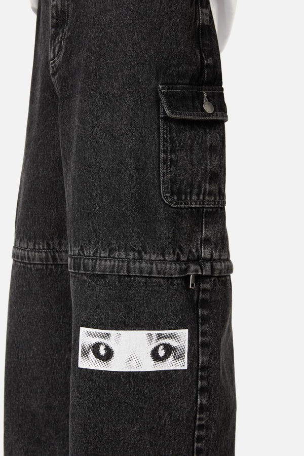Dangerfield - Moggy Zip Off Jeans - black