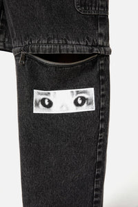 Dangerfield - Moggy Zip Off Jeans - black