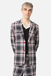 Dangerfield - Moggy Tartan Blazer - grey