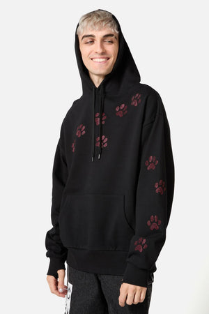 Dangerfield - Moggy Paw Hoodie - black