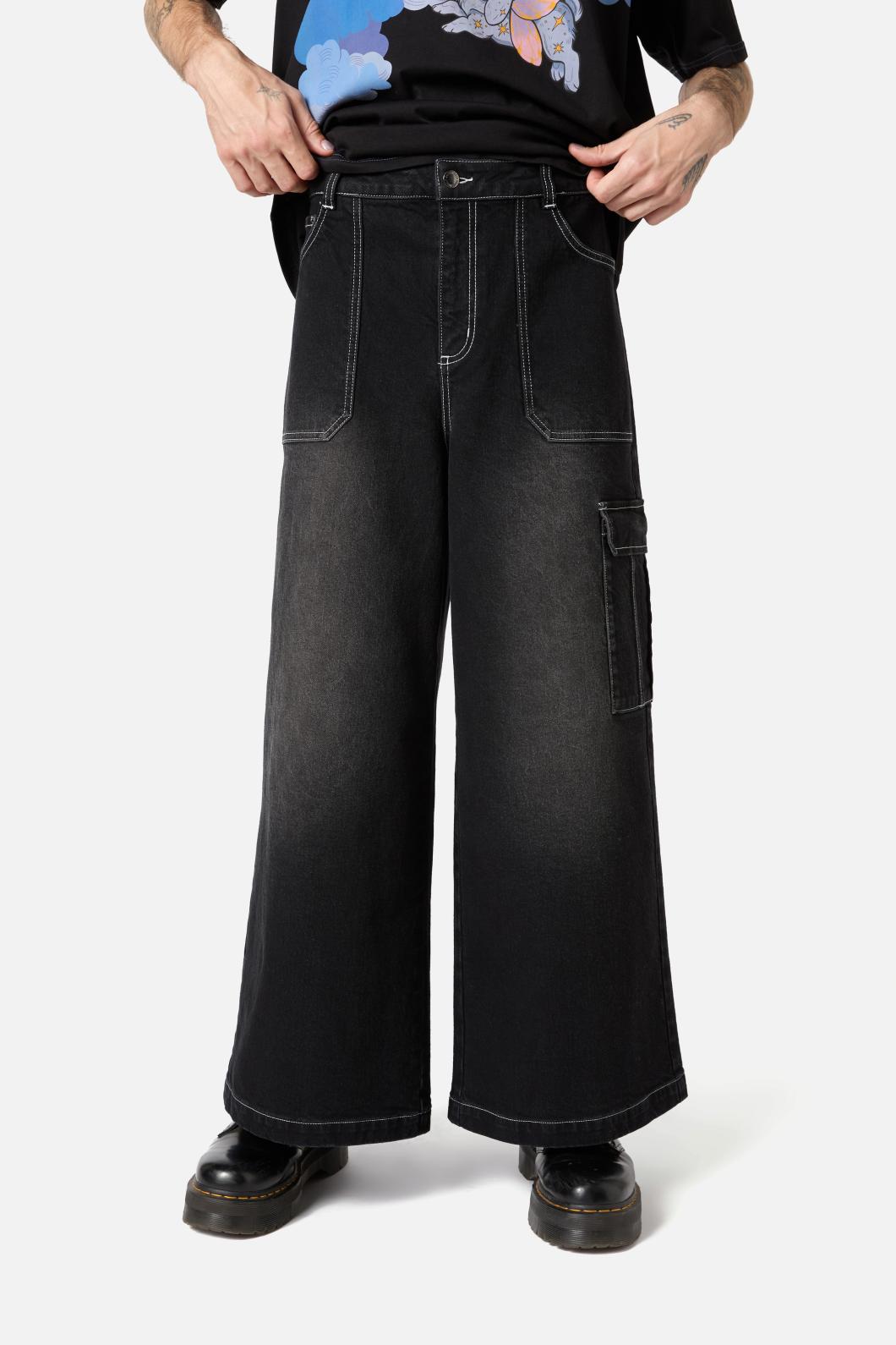 Dangerfield - Baggy Unisex Jeans - black