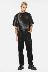 Dangerfield - Gothic Cuff Unisex Jeans - black