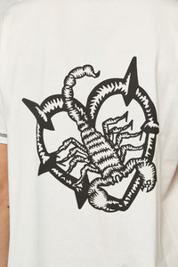Dangerfield - Scorpion Tall Tee - white