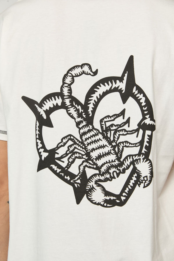 Dangerfield - Scorpion Tall Tee - white