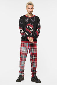 Dangerfield - Sucked In Knit Jumper - black
