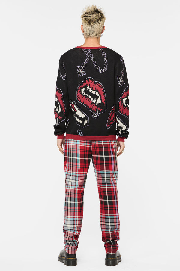Dangerfield - Sucked In Knit Jumper - black