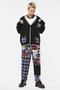 Dangerfield - Rot Grunge Cardi - black