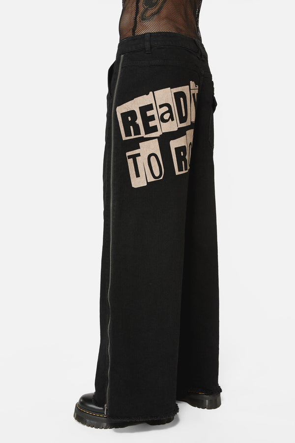 Dangerfield - Ready To Rot Zipper Jeans - black