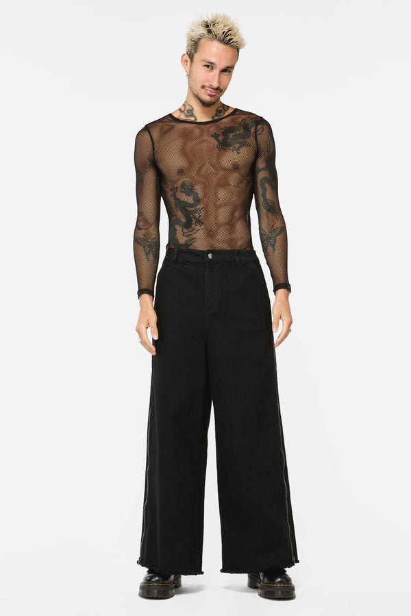 Dangerfield - Ready To Rot Zipper Jeans - black