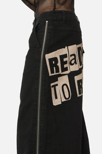Dangerfield - Ready To Rot Zipper Jeans - black