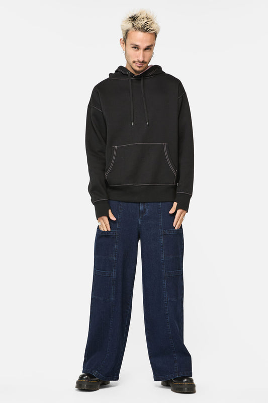Dangerfield - Catkins Ear Hoodie - black
