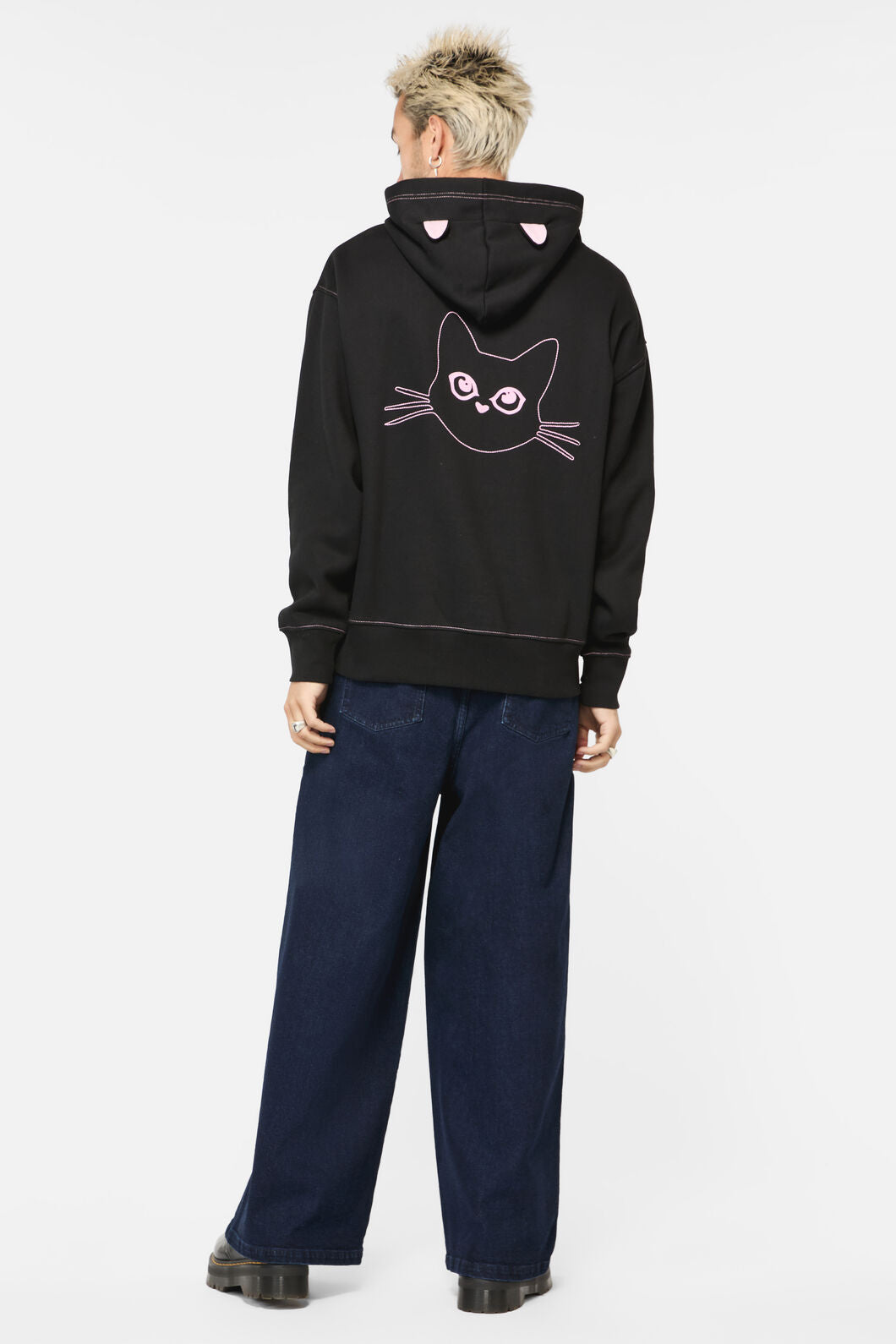 Dangerfield - Catkins Ear Hoodie - black