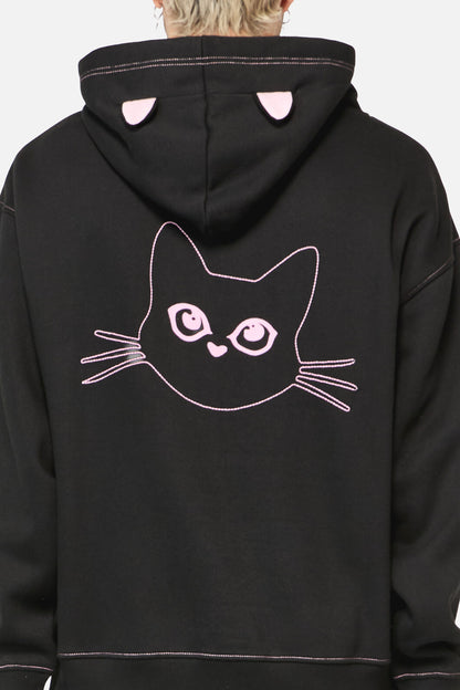 Dangerfield - Catkins Ear Hoodie - black