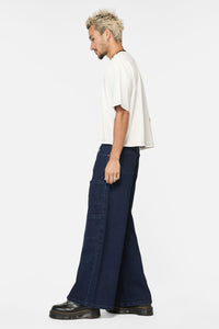 Dangerfield - Catkins Cropped Unisex Tee - white