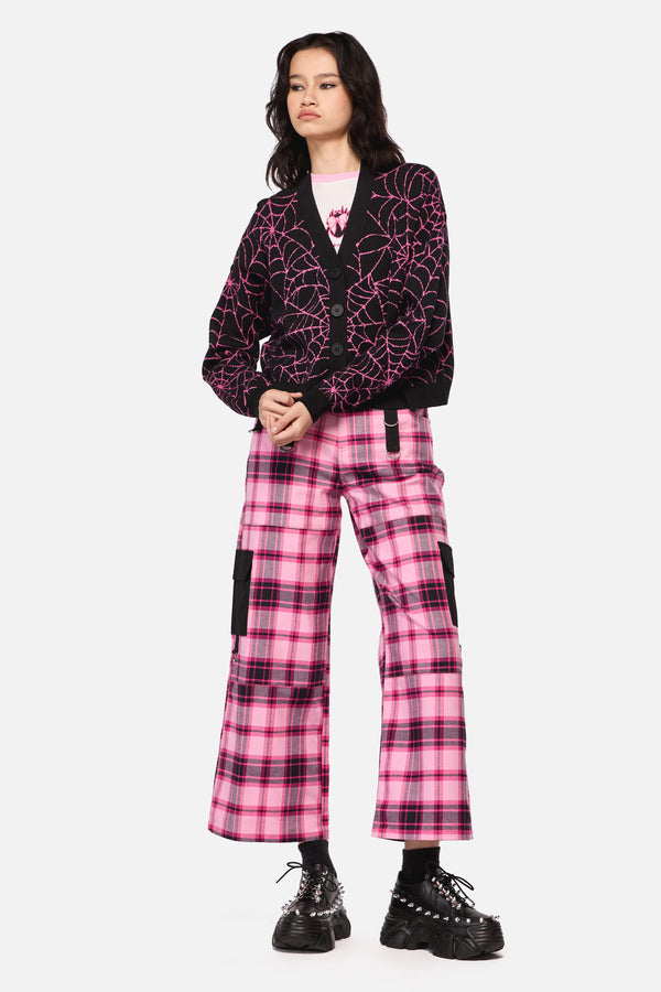 Dangerfield - Rococo Life Spider WebCardigan - black