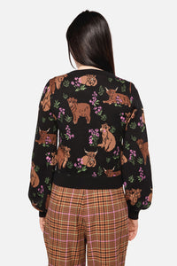 Dangerfield - Highland Fling Cardi - black