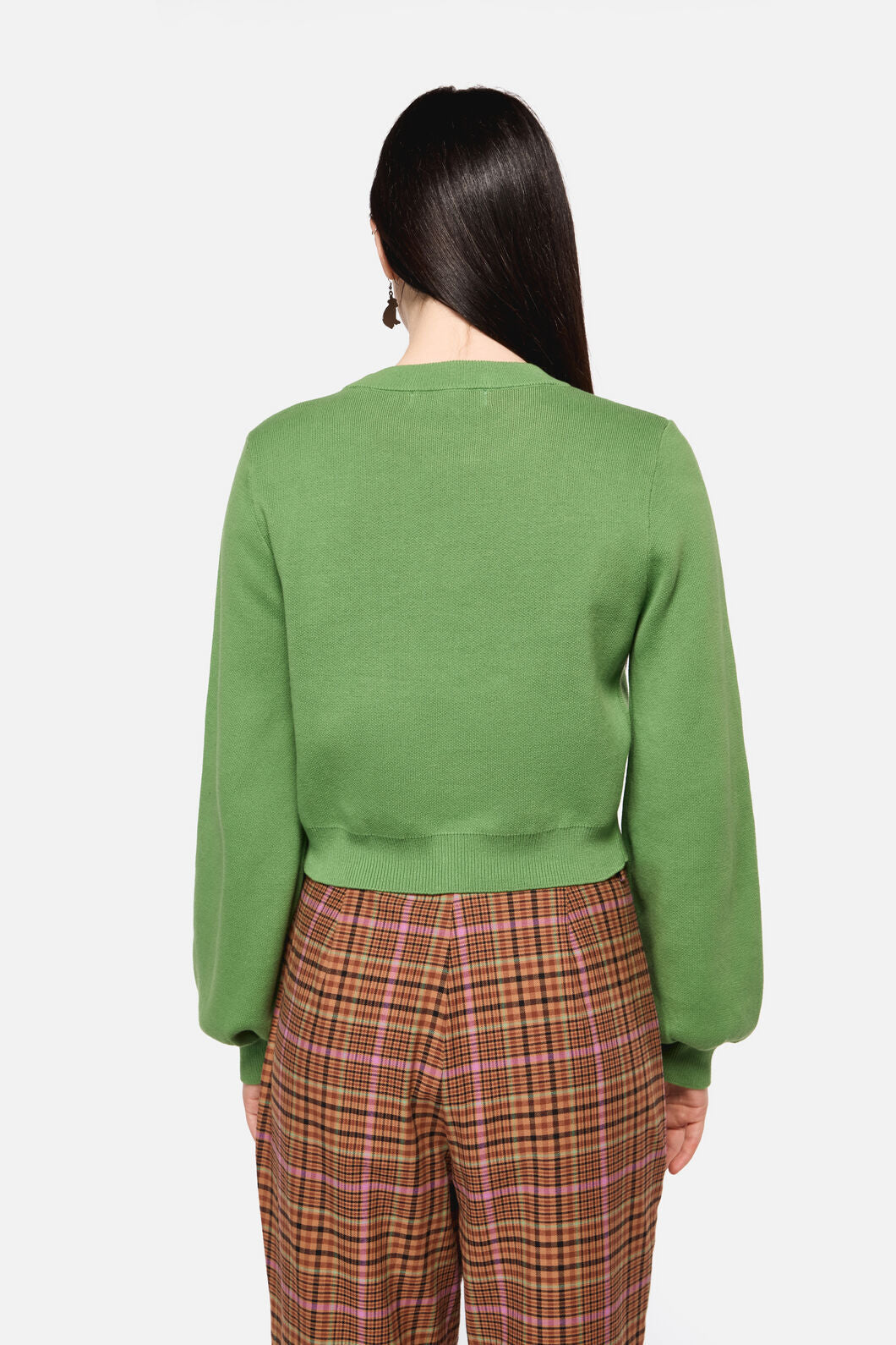 Dangerfield - Grazing Cow Knit Jumper - green