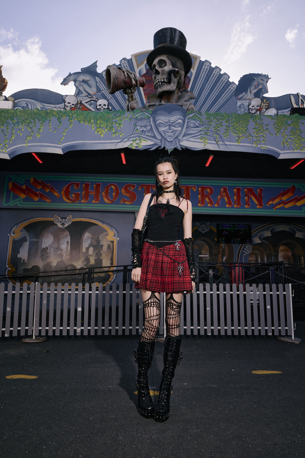 Dangerfield - Over It Tartan Dress - red