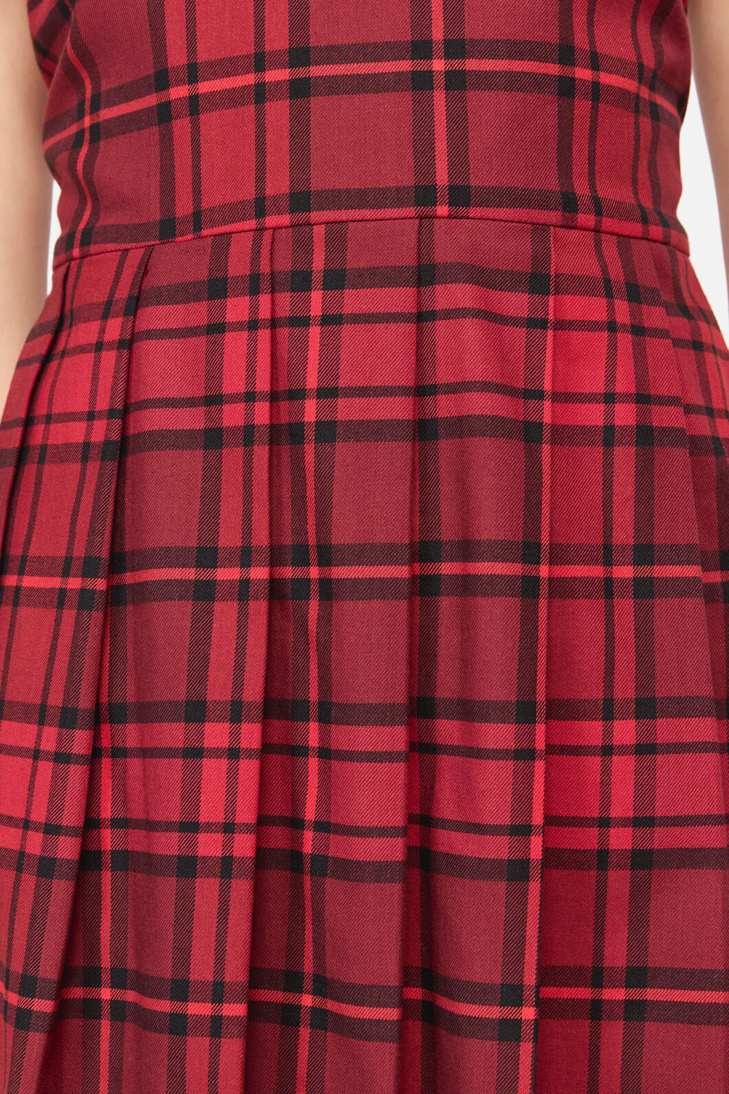 Dangerfield - Over It Tartan Dress - red