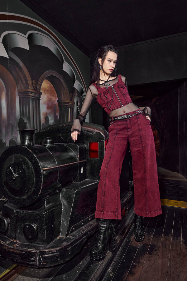 Dangerfield - Barb Denim Jean - red