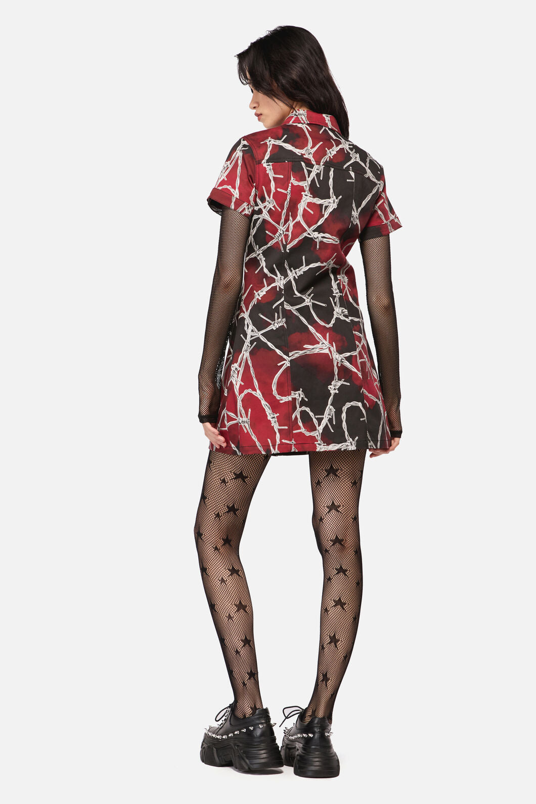 Dangerfield - Sharp Hearted Mini Dress - multi