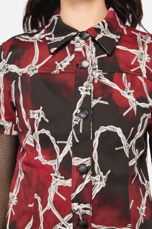 Dangerfield - Sharp Hearted Mini Dress - multi