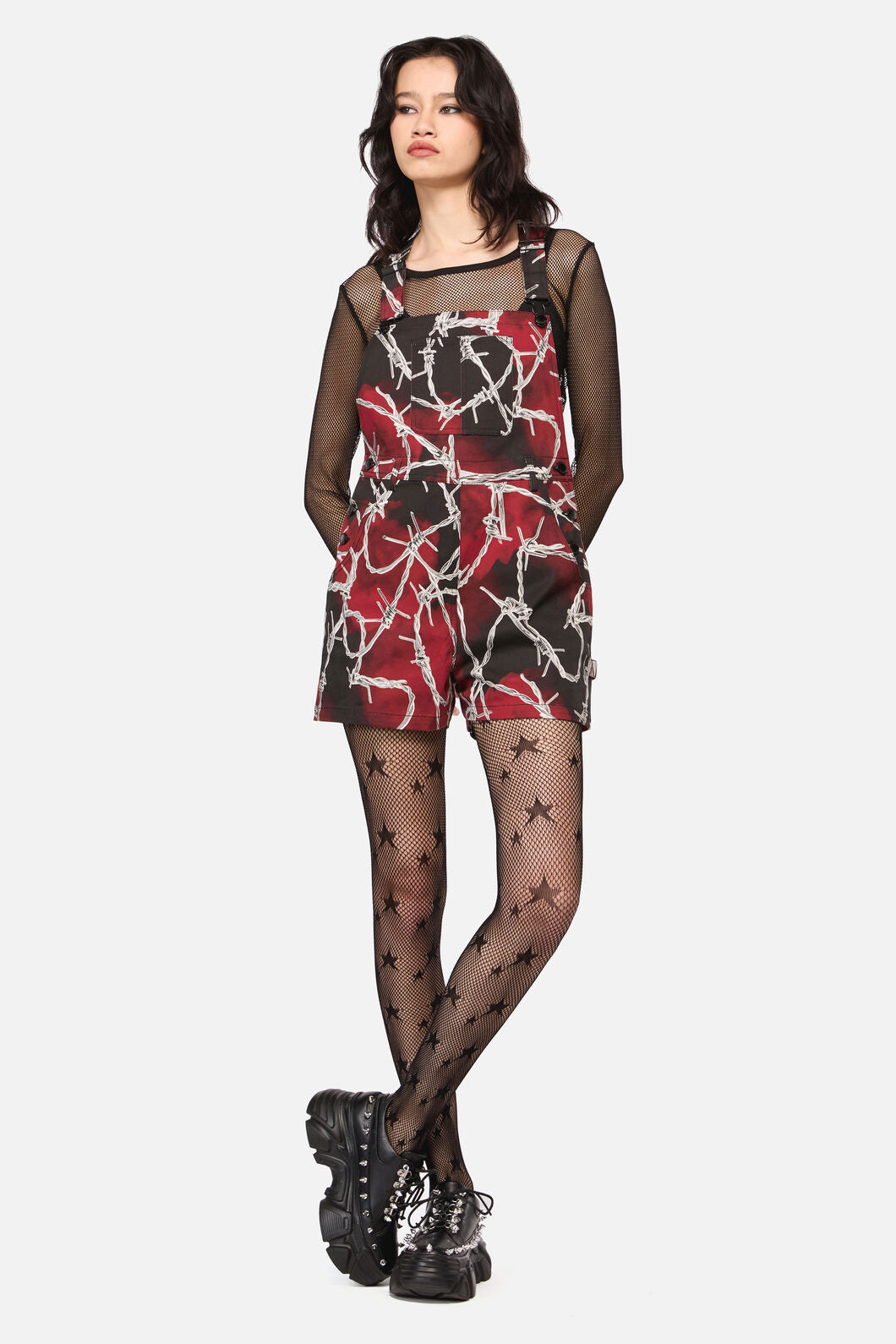 Dangerfield - Sharp Hearted Short Overall - multi