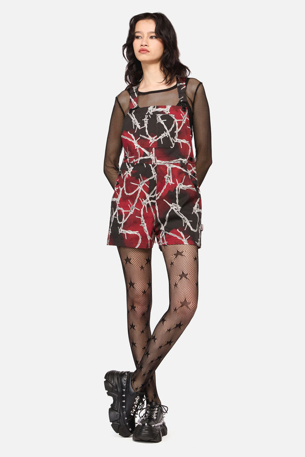 Dangerfield - Sharp Hearted Short Overall - multi