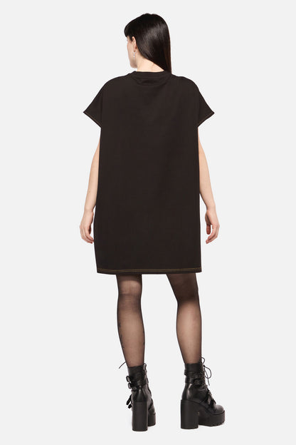 Dangerfield - Lawless Oversized Tee Dress - black